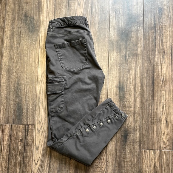 Revolution Grey Cargo Jeans - Picture 1 of 7